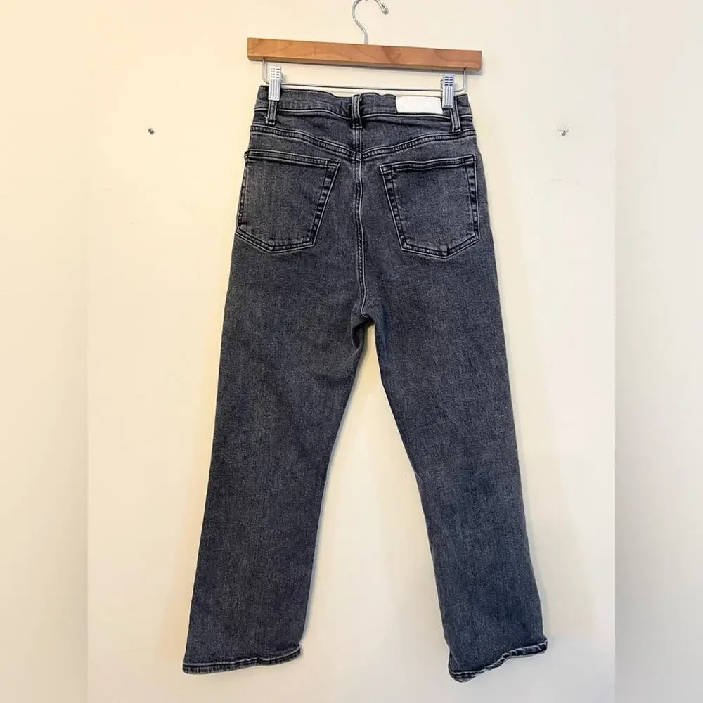 Re/Done 70s high rise stove pipe straight leg jeans size 28